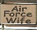 Air Force Wife - laser Italian charm